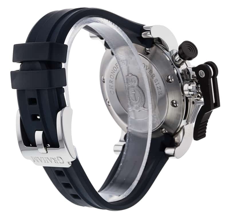 Graham Chronofighter Oversize GMT - Steel 2OVGS.B26A